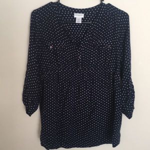 Motherhood Maternity Polka Dot Top